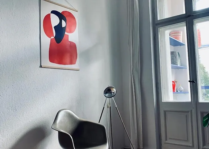 Colorful Design 2room W Balcony Next Maybachufer Apartman Berlin