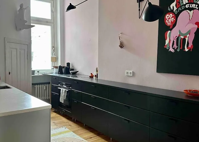 Appartamento Colorful Design 2room W Balcony Next Maybachufer Berlino